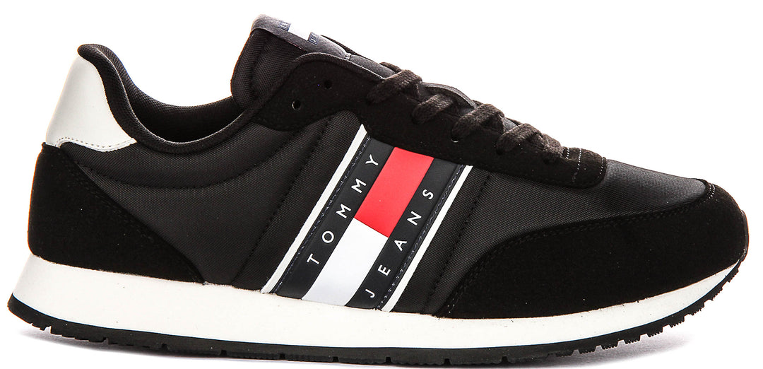 Tommy Hilfiger Classic Runner In Black For Men Sneaker