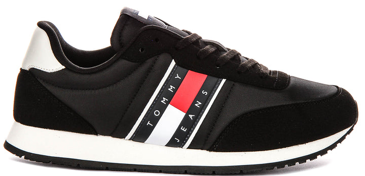 Tommy Hilfiger Classic Runner In Black For Men Sneaker