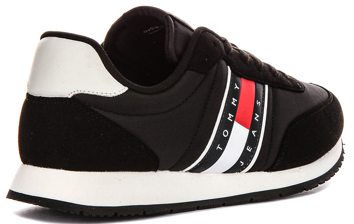 Tommy Hilfiger Classic Runner In Black For Men Sneaker