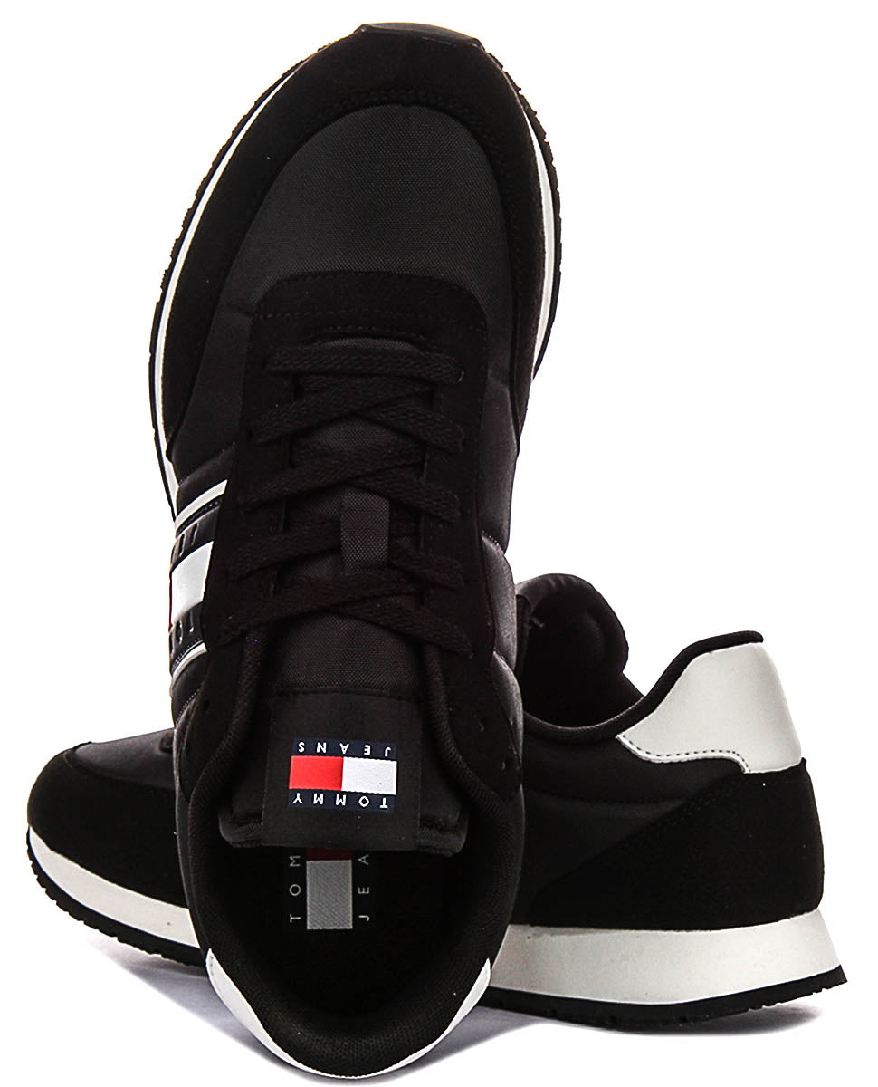 Tommy Hilfiger Classic Runner In Black For Men Sneaker