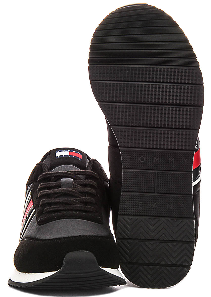 Tommy Hilfiger Classic Runner In Black For Men Sneaker