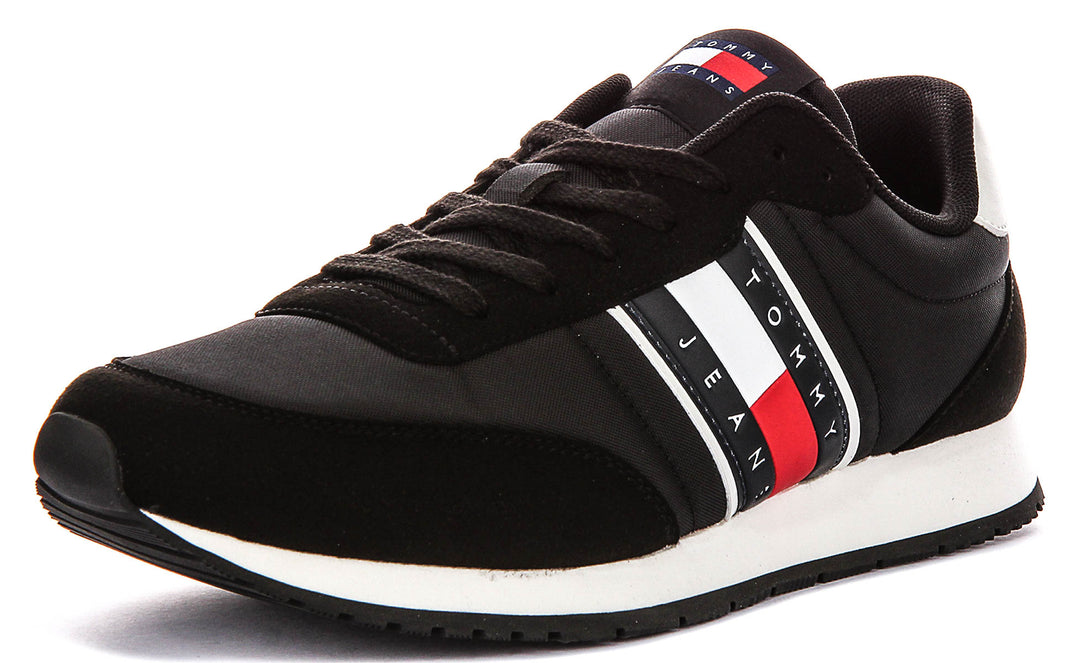 Tommy Hilfiger Classic Runner In Black For Men Sneaker