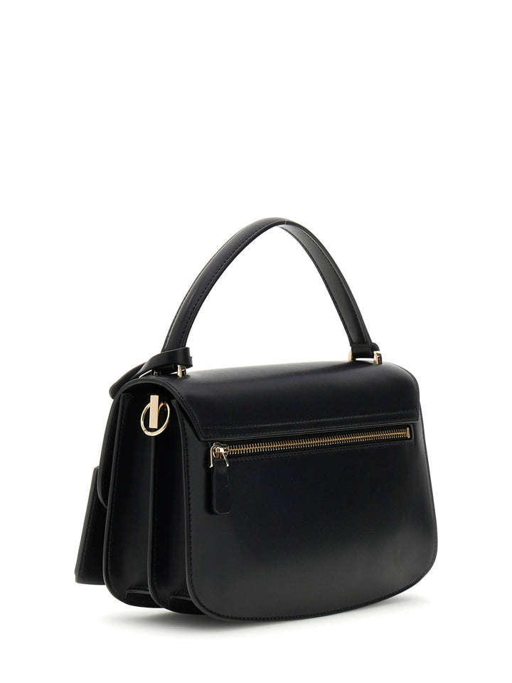 Guess Audrey Structured Hand Bag In Black For Women