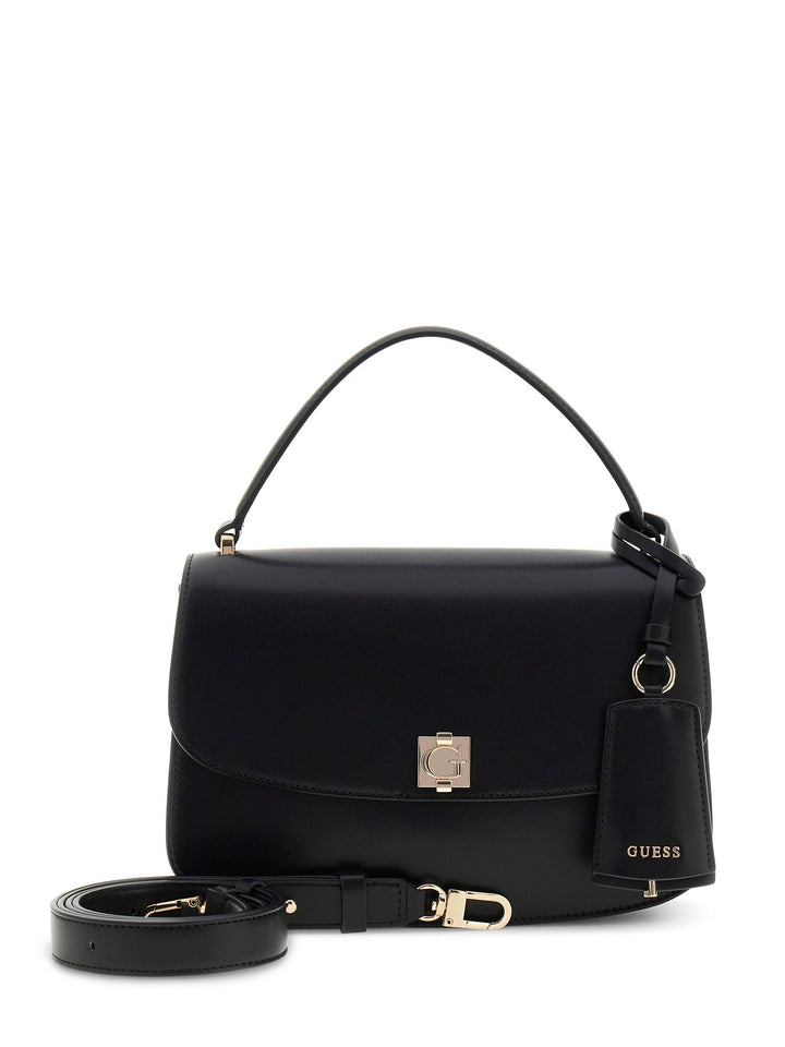 Guess Audrey Structured Hand Bag In Black For Women
