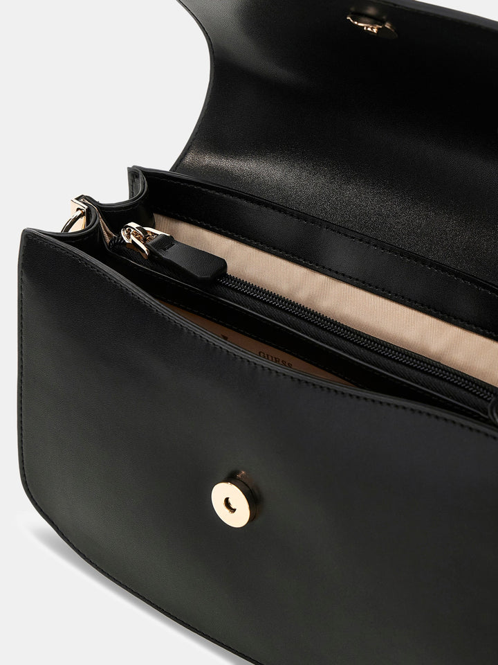 Guess Audrey Structured Hand Bag In Black For Women