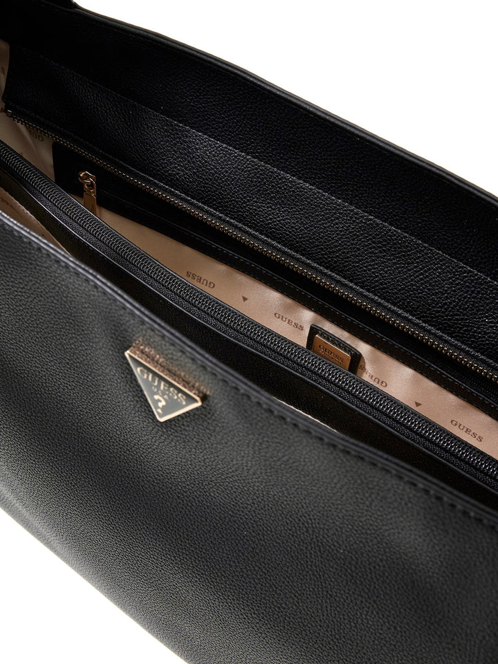 Guess Devon Shopper Shoulder Bag In Black For Women