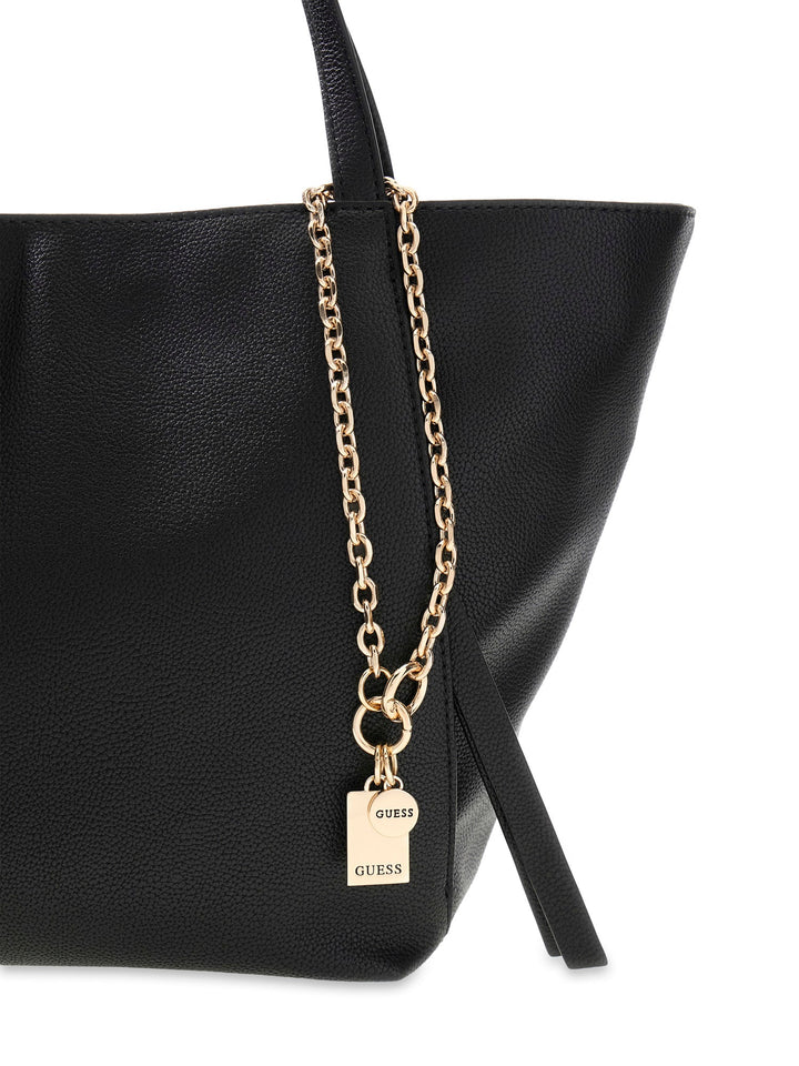 Guess Devon Shopper Shoulder Bag In Black For Women