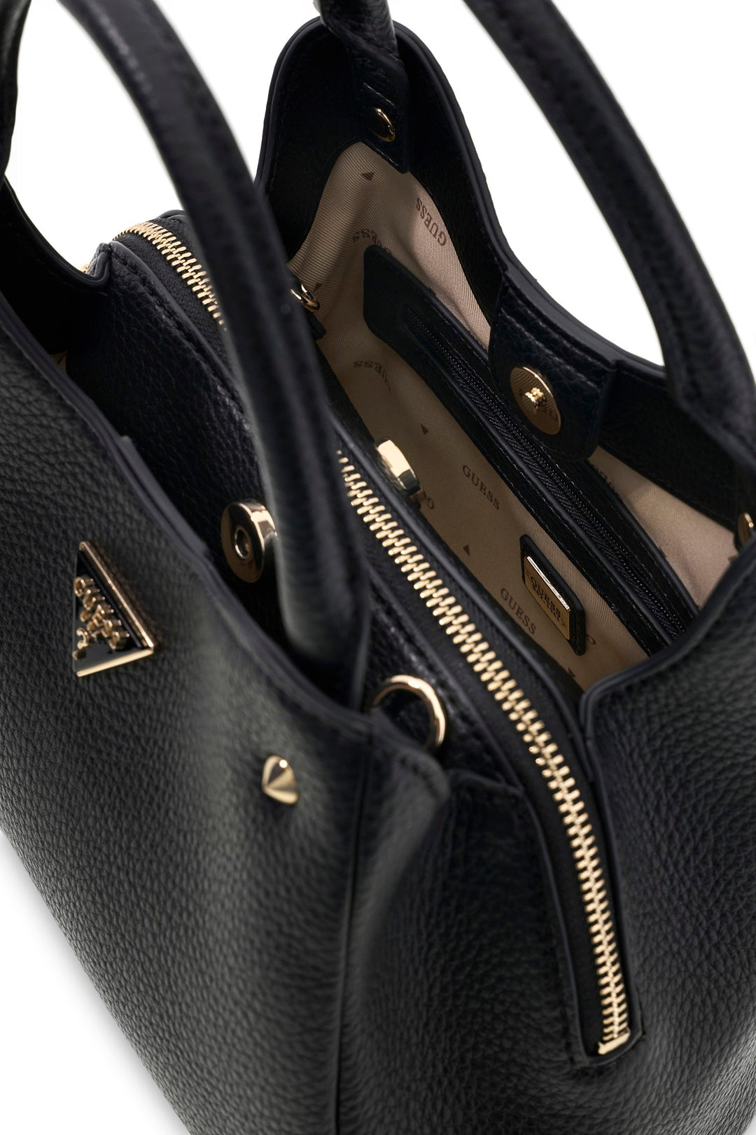 Guess Lorella Small Girlfriend Tote Bag In Black For Women