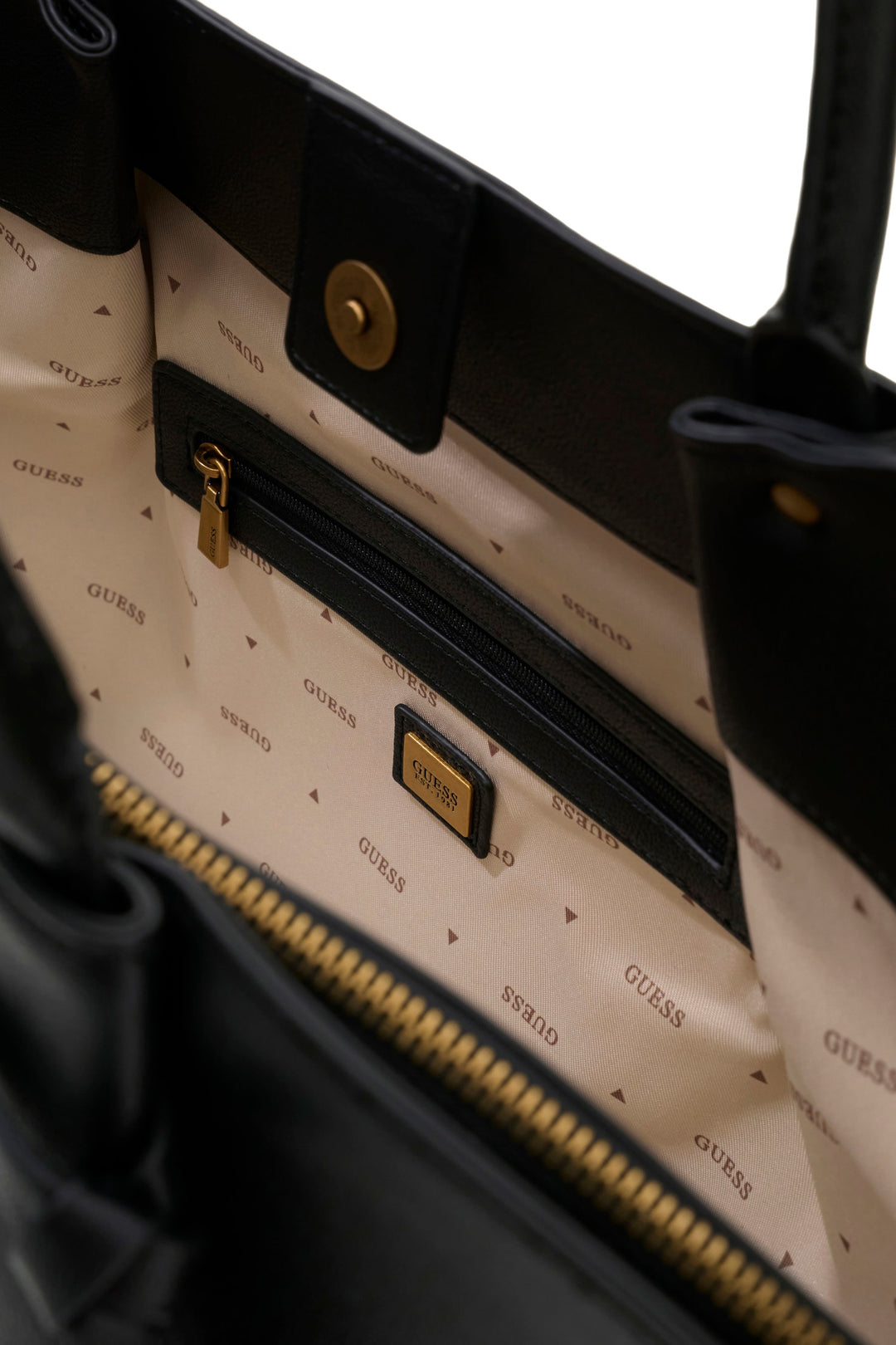 Guess Allegra Compartment Tote Bag In Black For Women