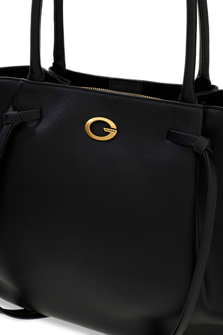 Guess Allegra Compartment Tote Bag In Black For Women