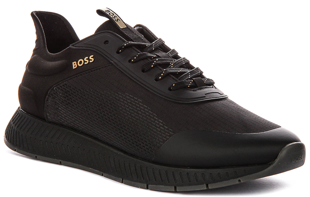 Boss Titanium Runner In Black For Men Sneaker