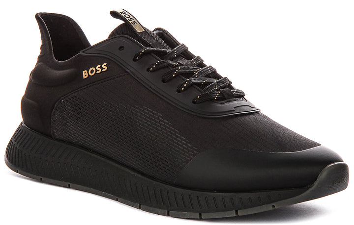 Boss Titanium Runner In Black For Men Sneaker