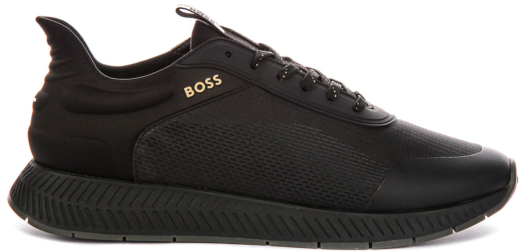 Boss Titanium Runner In Black For Men Sneaker