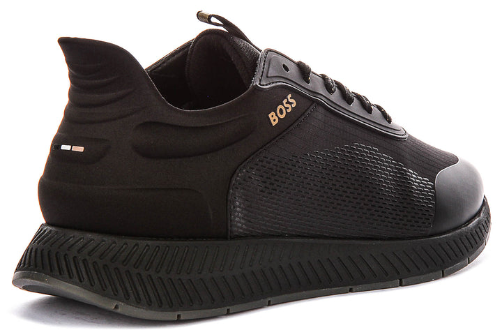 Boss Titanium Runner In Black For Men Sneaker