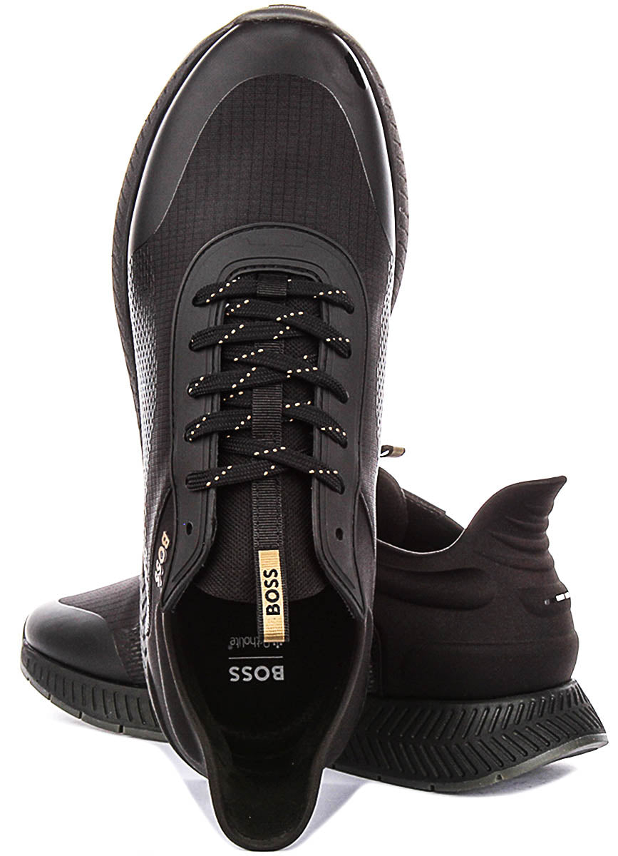 Boss Titanium Runner In Black For Men Sneaker