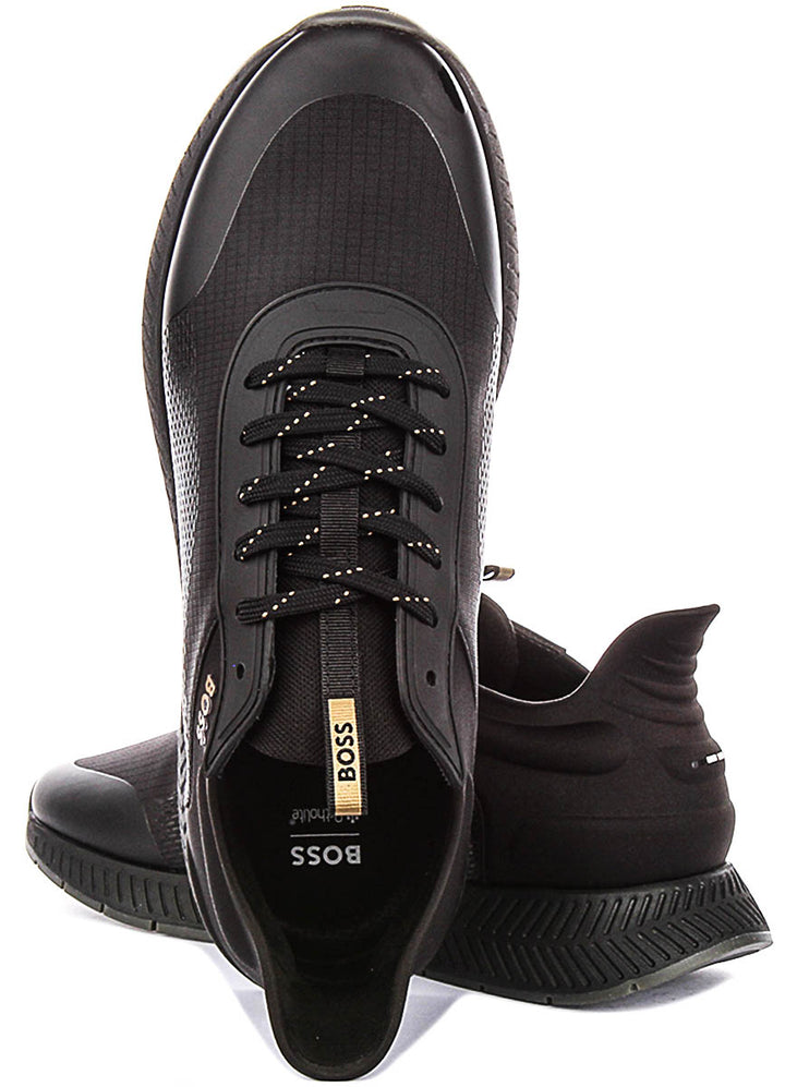 Boss Titanium Runner In Black For Men Sneaker