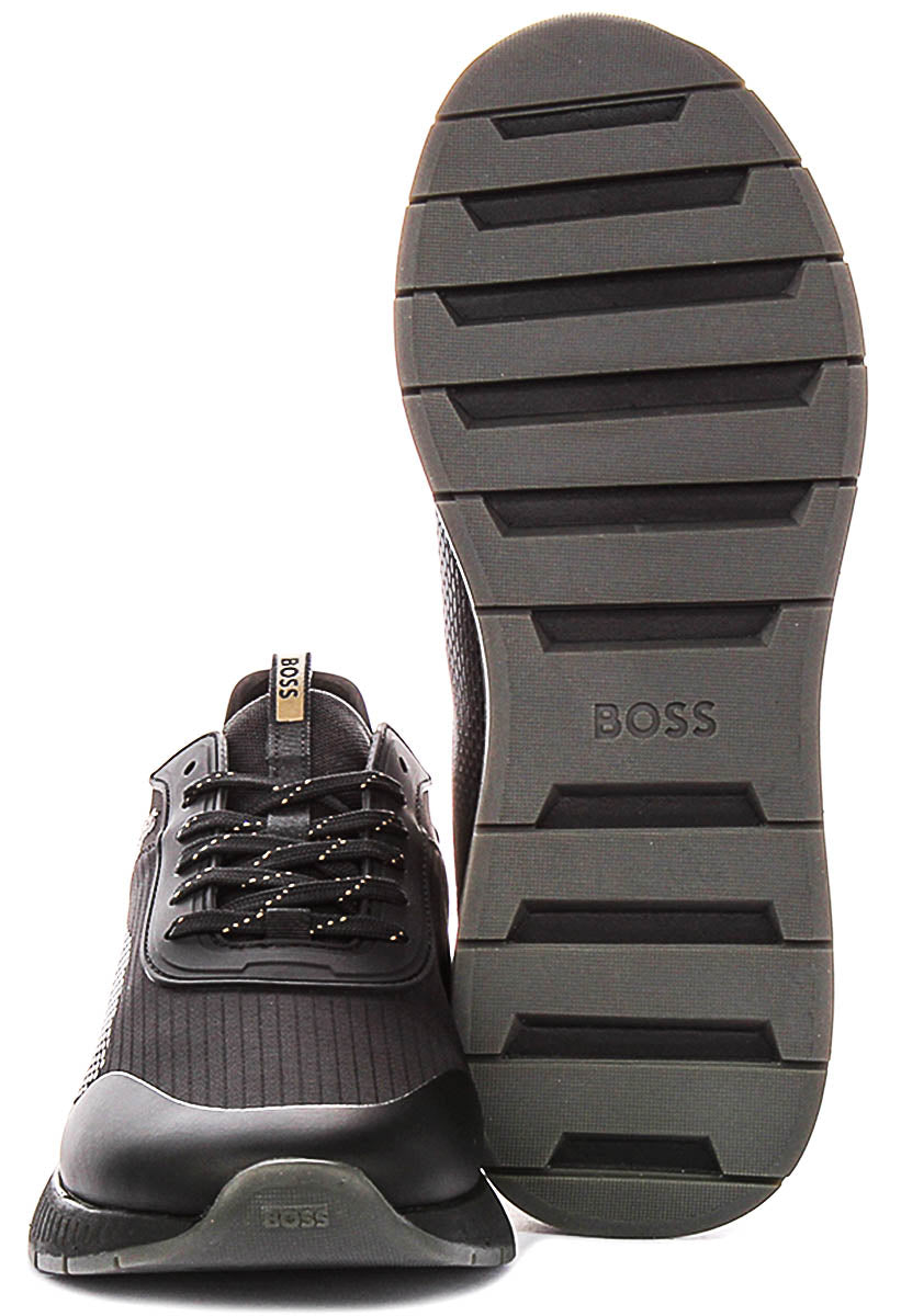 Boss Titanium Runner In Black For Men Sneaker