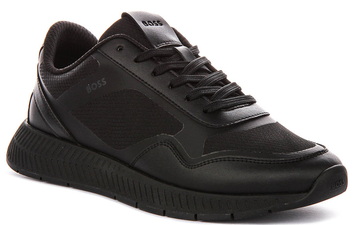Boss Titanium Runner In Black For Men Sneaker