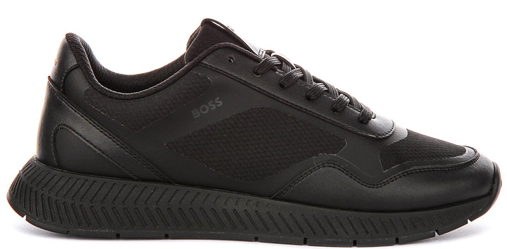 Boss Titanium Runner In Black For Men Sneaker