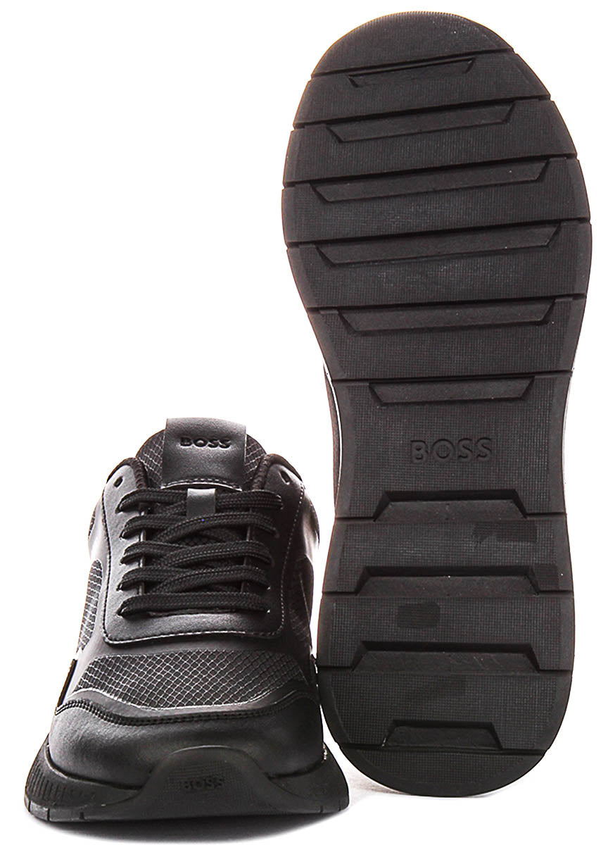 Boss Titanium Runner In Black For Men Sneaker