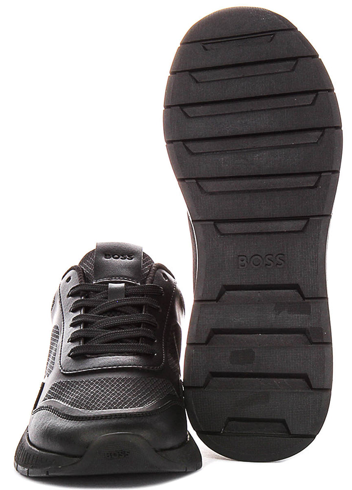 Boss Titanium Runner In Black For Men Sneaker
