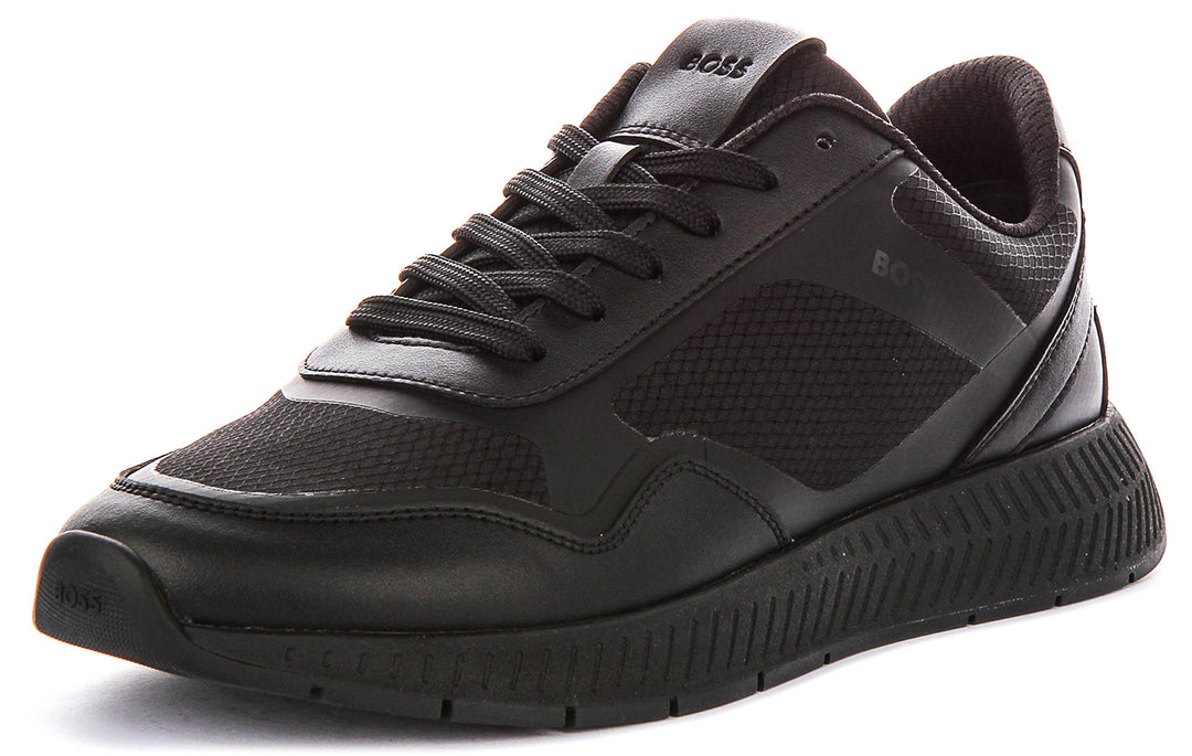 Boss Titanium Runner In Black For Men Sneaker