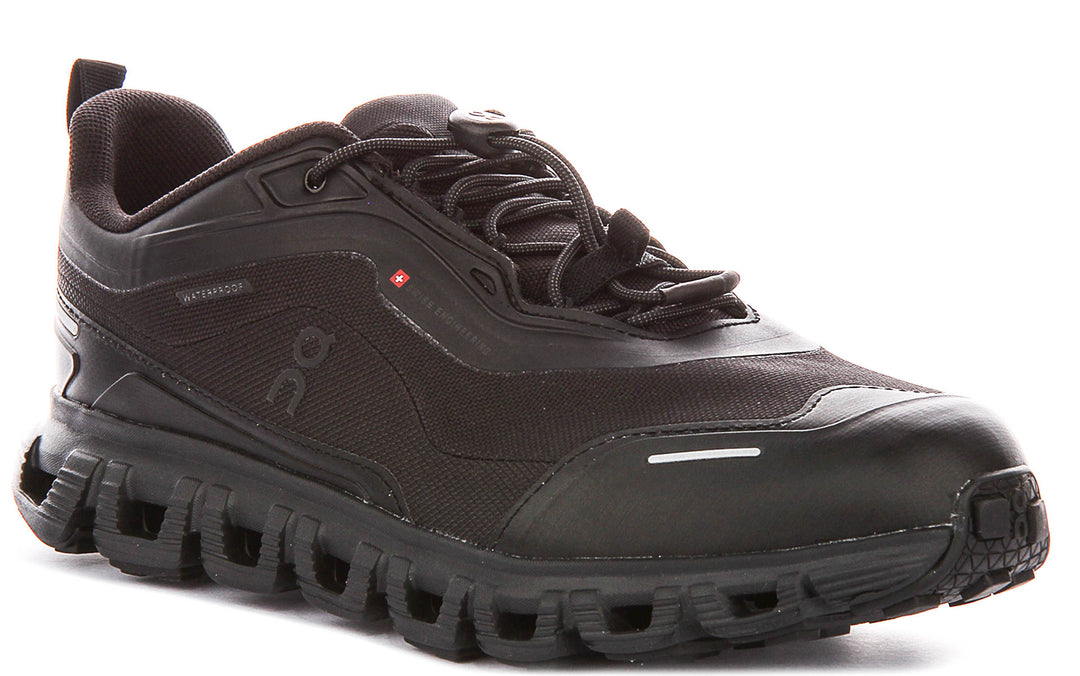 On Running Cloud 6 Geo Waterproof In Black For Women