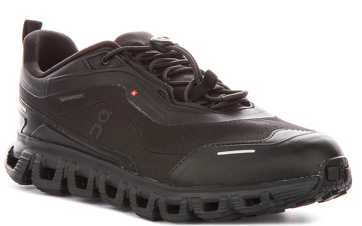 On Running Cloud 6 Geo Waterproof In Black For Women