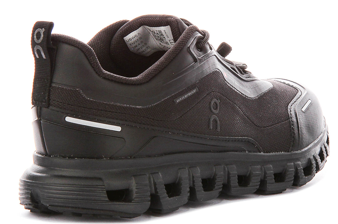 On Running Cloud 6 Geo Waterproof In Black For Women