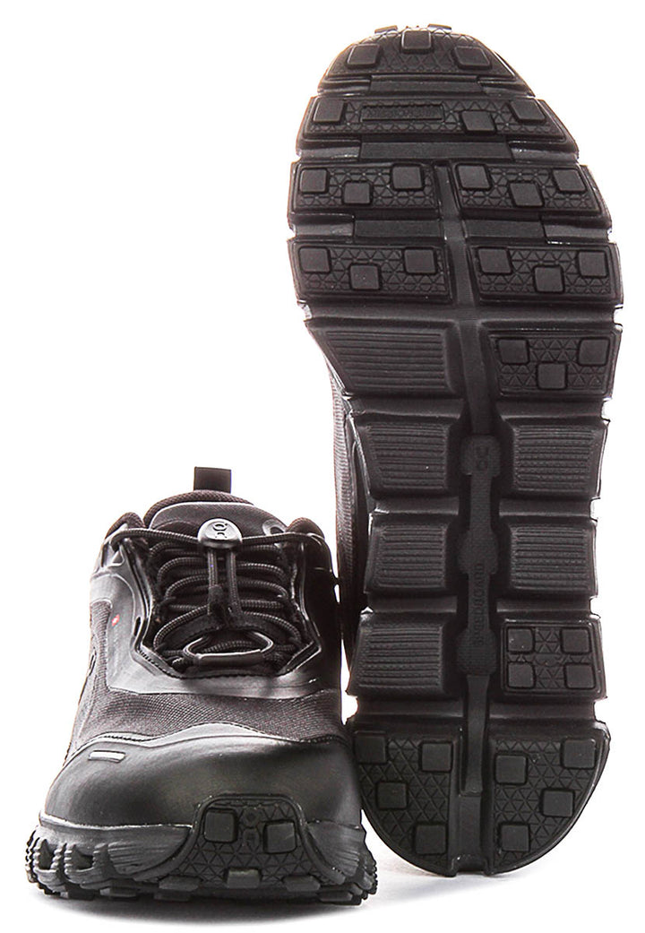 On Running Cloud 6 Geo Waterproof In Black For Women