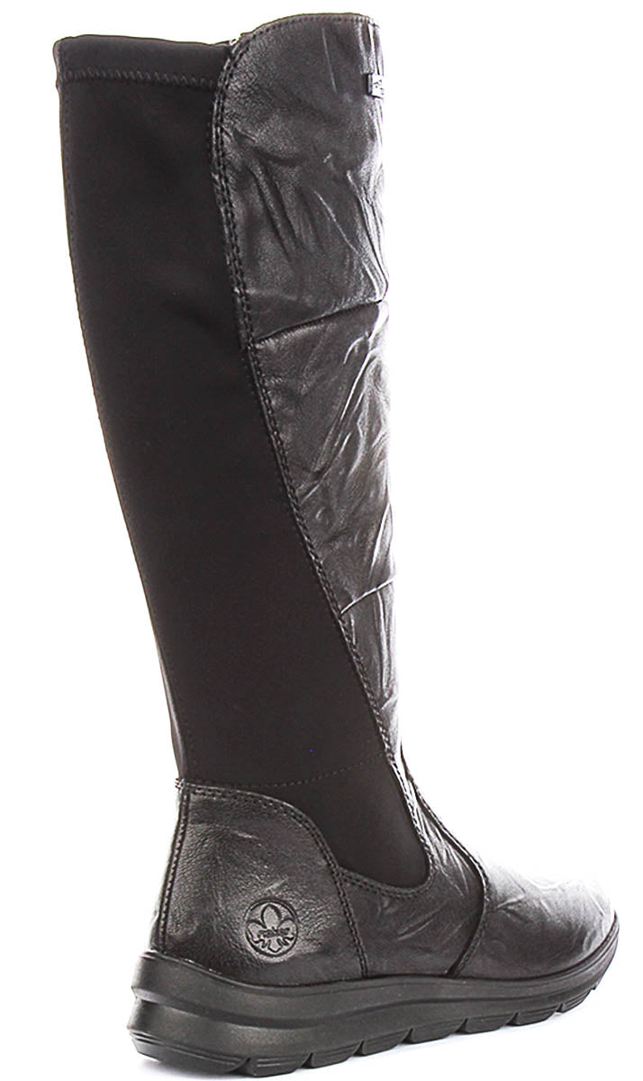Rieker Z0067-00 In Black For Women