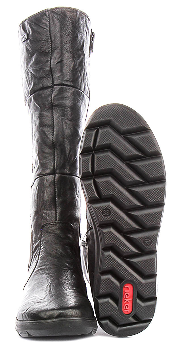 Rieker Z0067-00 In Black For Women