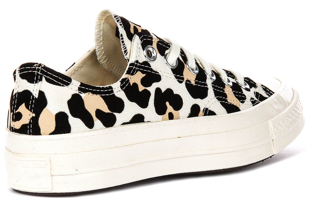 Chuck 70 Ox Black And Leopard Converse Chuck 70 Glow-In-The-Dark