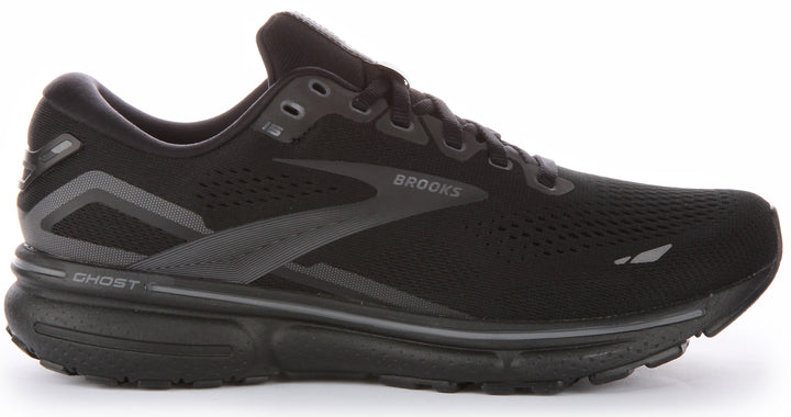 Brooks Ghost 15 In Black Black Medium Width For Men