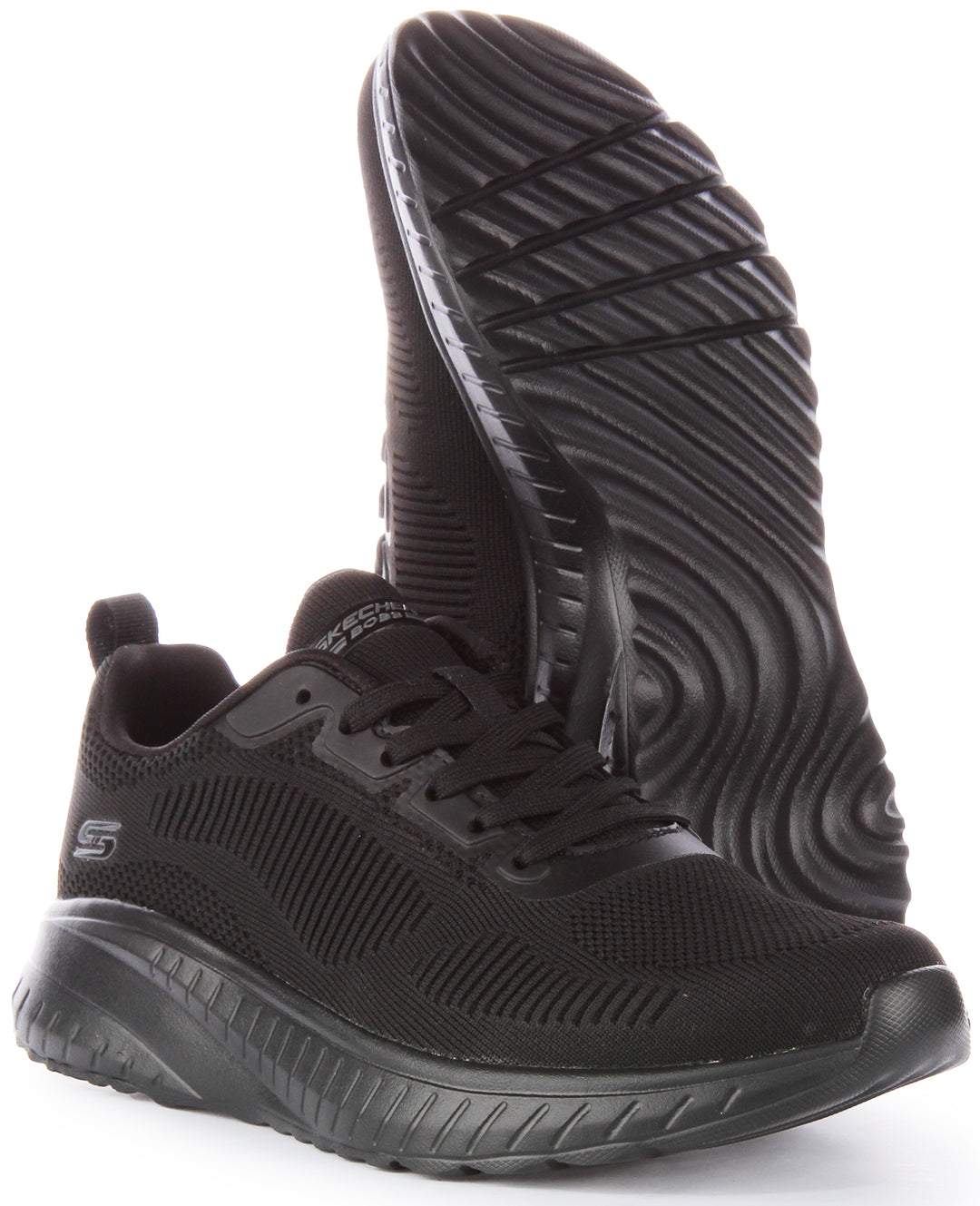 Skechers Bobs Squad In Black Black For Men