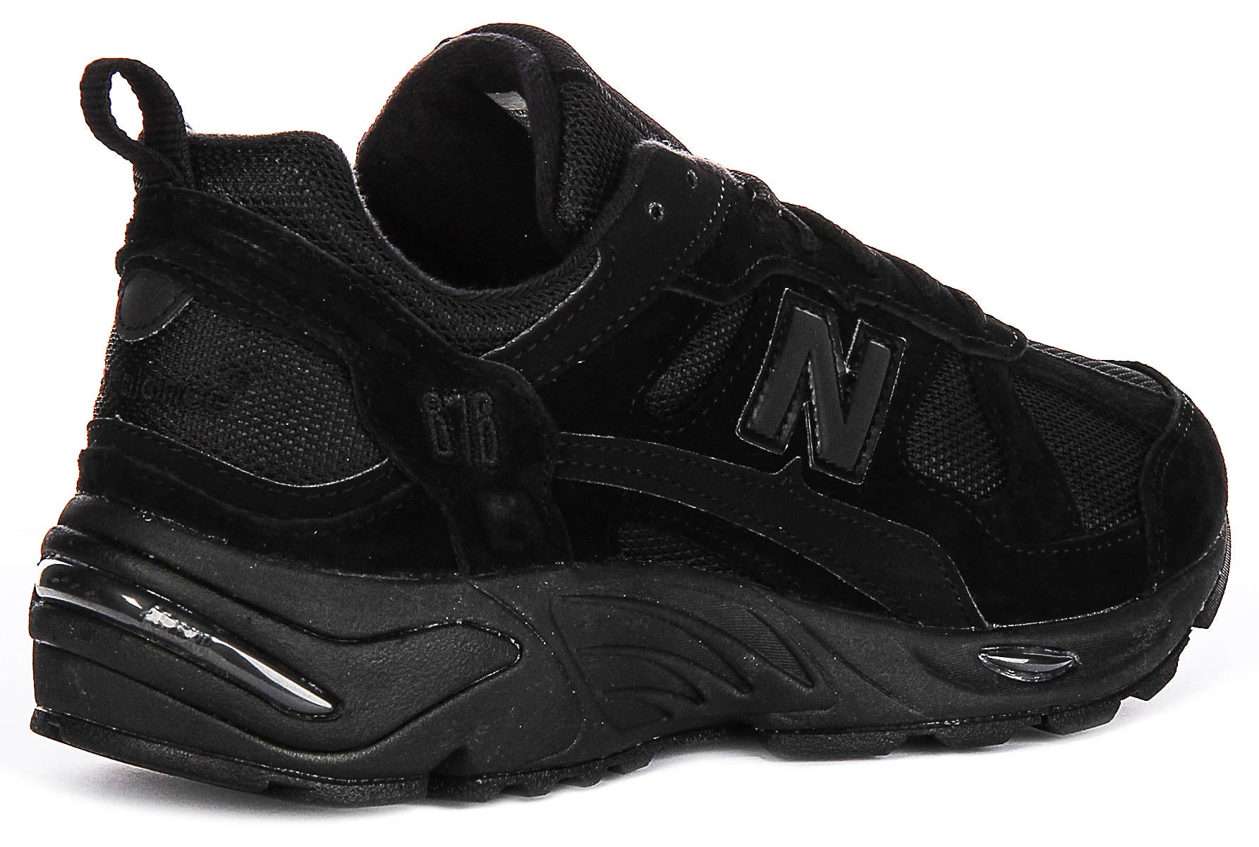 New Balance Cm878Xl In All Black | Lace up Run Inspired