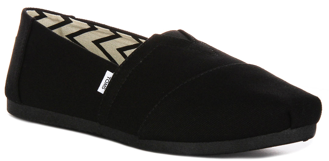 Toms Alpargata In All Black For Women