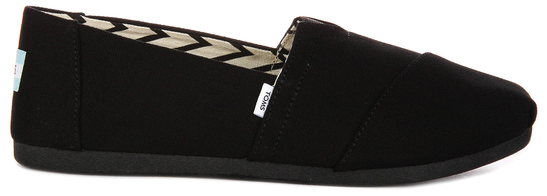 Toms Alpargata In All Black For Women