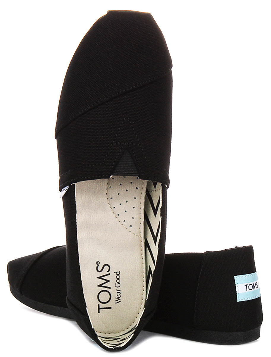 Toms Alpargata In All Black For Women