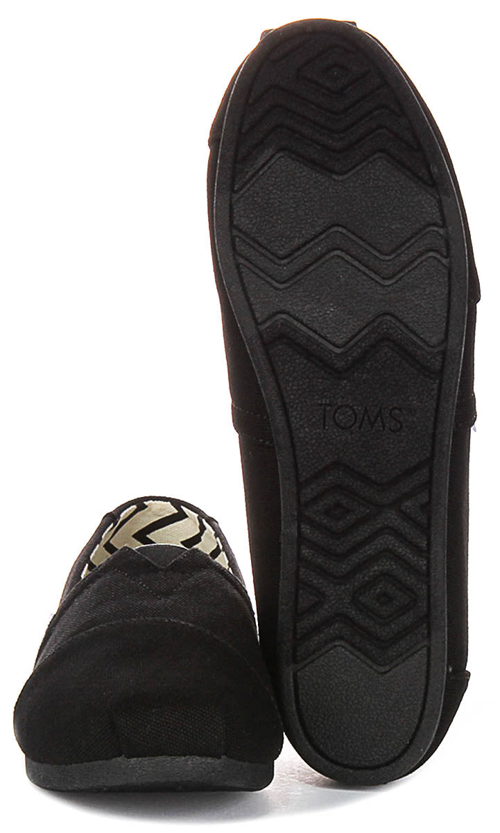 Toms Alpargata In All Black For Women
