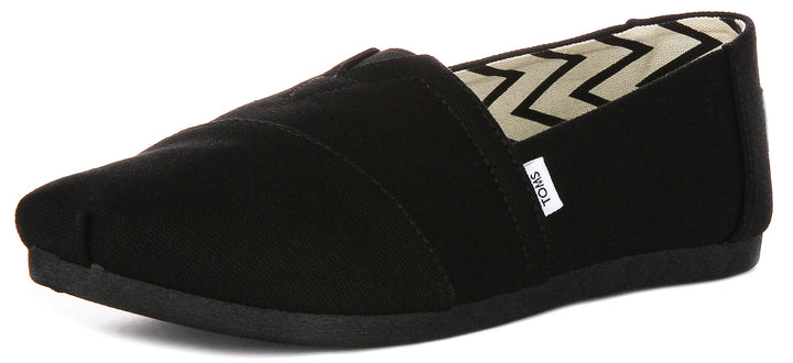 Toms Alpargata In All Black For Women