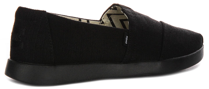 Toms Alpargata Plus In Black Black For Women