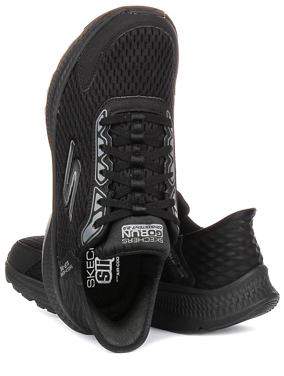 Skechers Go Run Consistent 2.0 In Black Black For Women