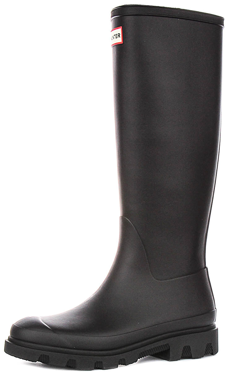 Hunter Downpour Tall In Black Black Boots