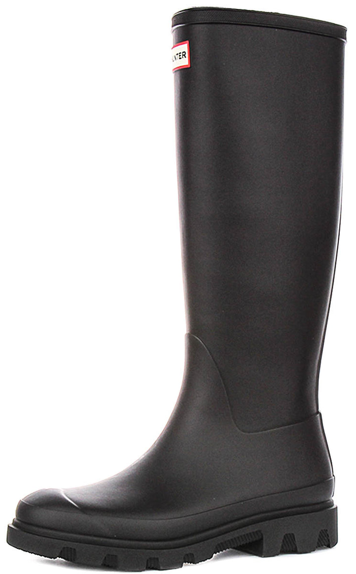 Hunter Downpour Tall In Black Black Boots