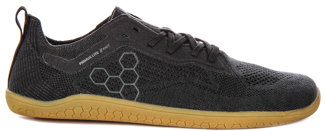Vivobarefoot Prims Lite Knit In Black Black For Men