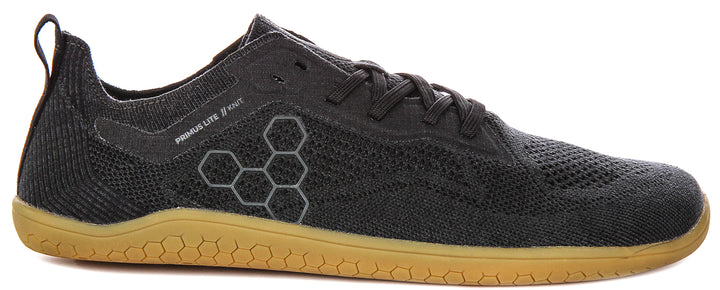 Vivobarefoot Prims Lite Knit In Black Black For Men