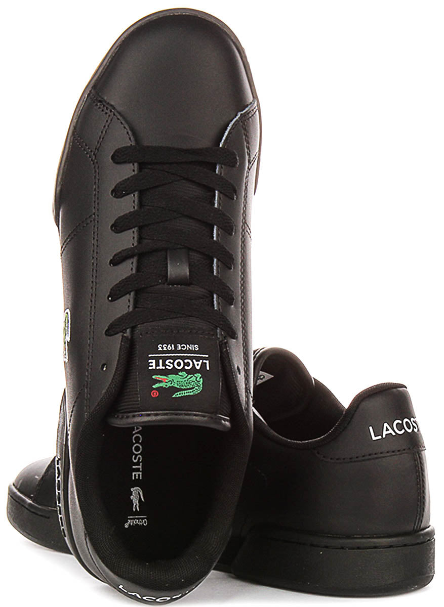 Lacoste Carnaby Cup In Black Black For Men