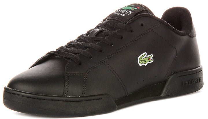Lacoste Carnaby Cup In Black Black For Men