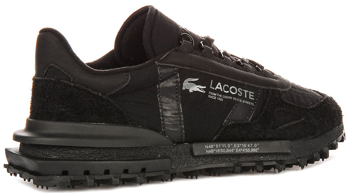 Lacoste Elite Active In Black Black For Men